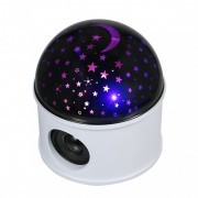 Glob cu Proiector Rotativ și Muzică, Bluetooth, Rotaţie 360 grade, Stele şi Lună, Lampă de Veghe, USB, Diverse Culori