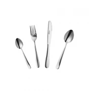 Set 24 Tacamuri Athena Vanora Home, 24 Piese, Inox