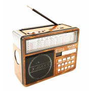 Radio Portabil cu MP3 Player și Lanternă Waxiba 414URT, Bandă AM/FM/SW, Antenă Telescopică