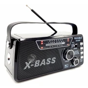 Radio Portabil cu MP3 Player și Lanternă Waxiba 835BT, Bandă AM/FM/SW, Antenă Telescopică