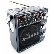 Radio Portabil cu MP3 Player și Lanternă Waxiba 921BT-S, Bandă AM/FM/SW, Panou Încărcare Solară, Antenă Telescopică