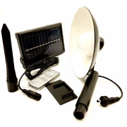 Lampă Solară cu Telecomandă și Panou, 90 Lm/W, 6000k, Clasa A, Accesorii incluse