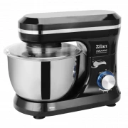 Mixer cu Bol din Inox Zilan, 1000 W, Bol 4.5 Litri, 8 Viteze, Negru