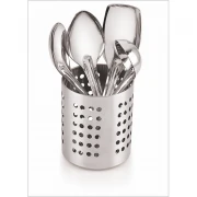 Set 4 Ustensile din Inox pentru Gătit Grunberg, 5 piese, Suport inclus