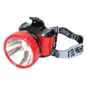 Lanternă pentru Cap cu Acumulator LED Headlight, 1 LED 1W, 500 mAh, Roșu/Negru