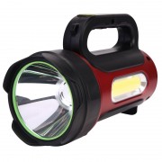 Lanternă LED cu Acumulator Reîncărcabil, LED COB 10W, 4800 mAh, 6000K, Diverse Culori