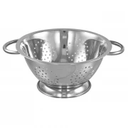 Strecurătoare Rotundă din Inox Grunberg, 20 x 8 cm, Sită 4 mm