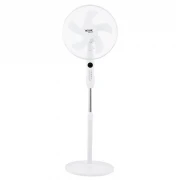 Ventilator cu Picior și Telecomandă Victronic, 40 W, 40 cm, 3 Trepte Viteză, Alb