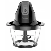 Blender Tocător Electric Victronic, 300 W, 1 Litru, Negru