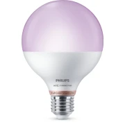 Bec LED inteligent Philips Glob, Wi-Fi, Bluetooth, G95, E27, 11W