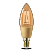 Bec LED inteligent vintage Philips filament chihlimbariu, Wi-Fi, Bluetooth, C35,