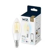 Bec LED inteligent vintage WiZ Filament Whites, Wi-Fi, C35, E14,