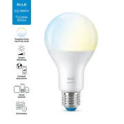 Bec LED inteligent WiZ Whites, Wi-Fi, A67, E27, 13W (100W)