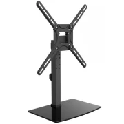 Stand TV de podea Barkan, Fix, 29"-58", VESA 400×400, Negru