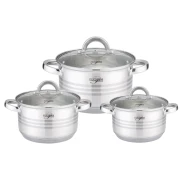 Set oale din inox 6 piese, Platinum Collection, PL10011