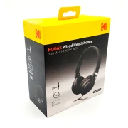 Căști cu Fir pentru Kodak 300 Max Headphones, Cablu 120 cm, Jack 3.5 mm, Negru