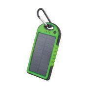 Baterie Externă cu Încărcare Solară Solar Travel Power Bank Forever, 5000 mAh, 2x USB, Lanternă, Diverse Culori