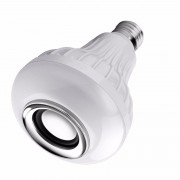 Bec LED Inteligent tip Disco cu Boxă Bluetooth LMB, Soclu E27, Multicolor RGB, Muzică, Telecomandă, Diverse Culori