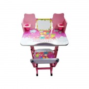 Birou cu Scăunel pentru Copii Jolly Kids, 3-10 ani, Înălțime Reglabilă, Fete / Băieți