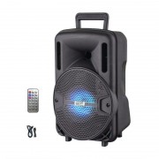 Boxă Portabilă Activă cu Telecomandă AiLiang LIGE-X1, 10W RMS, Bluetooth, MP3 Player, Radio, Acumulator