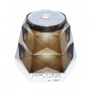 Boxă Portabilă Bluetooth Diamond cu Lumini Wster, Radio şi Microfon, 3 W, USB, Baterie Reîncărcabilă, LED, Diverse Culori