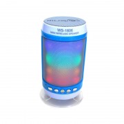 Boxă Portabilă Bluetooth Speaker Wster, Lumini, Radio şi Microfon, 3 W, USB, Baterie Reîncărcabilă, LED, Diverse Culori