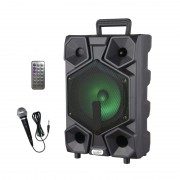 Boxă Portabilă Karaoke cu Microfon cu Fir AiLiang LIGE-A82, 15W RMS, Bluetooth, Telecomandă, Acumulator