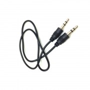 Cablu Audio Stereo Jack 3.5mm Tată - Tată MGZ, 0.5 metri, Negru