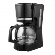 Cafetieră pentru Cafea Heinner, 800 W, 1.5 Litri, 15 cești, Filtru Lavabil, Negru