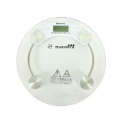 Cântar de Baie electronic rotund Hausberg, max 180 Kg, Platformă din Sticlă, LCD, Transparent, Diverse Modele