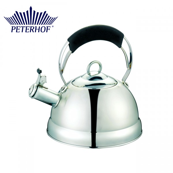 Ceainic cu fluier Peterhof, 2.7 Litri, Inox, Inducţie