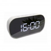 Ceas Digital cu Alarmă DT-6506, Display LED Oglindă, Funcție Snooze, Temperatură, Diverse Culori