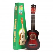 Chitară pentru Copii din Lemn String Guitar, 54 cm, 6 Corzi Metalice, Clasică, Practică, Maro