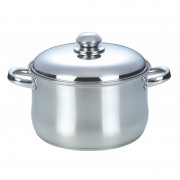 Cratiţă cu Capac Grunberg, 10 Litri, 28 cm, 2 piese, Inox