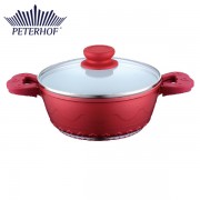 Cratiţă din Aluminiu cu interior Ceramic Peterhof, 20 cm, 2 Piese, Antiaderentă