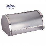 Cutie pentru Pâine din Inox Soria Peterhof, Capac Plastic Mat, Inox