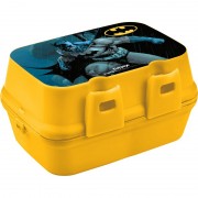 Cutie pentru Sandwich Batman Tuffex, 14 x 15 x 9.30 cm, Plastic, Galben