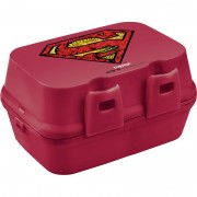 Cutie pentru Sandwich Superman Tuffex, 14 x 15 x 9.30 cm, Plastic, Roșu