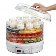 Deshidrator de Alimente şi Preparare Iaurt DeKassa, 5 tăvi, Termostat