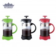 Filtru manual pentru Cafea şi Ceai French Press Calzo Peterhof, 1000 ml, Sticlă, Diverse Culori