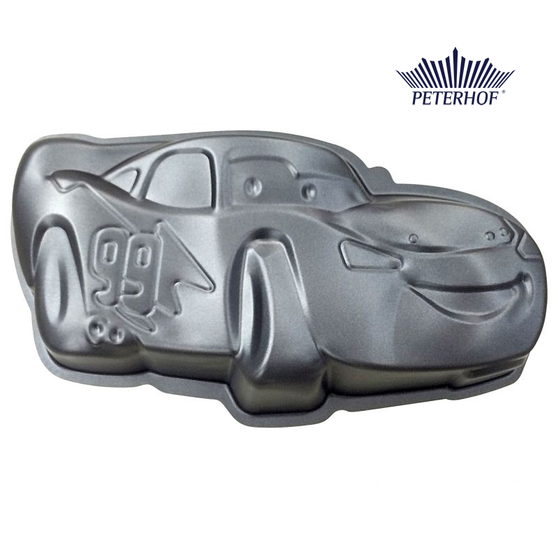 Formă pentru Copt Model Maşinuţă din Oţel Carbon Cars Peterhof, 33 cm, Tăvă Teflon