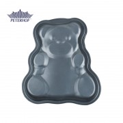 Formă pentru Copt Model Ursuleţ din Oţel Carbon Teddy Peterhof, 33 cm, Tăvă Teflon, Modele Animale