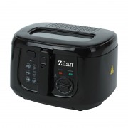 Friteuză Electrică Deep Fryer Zilan, 1800 W, 2.5 Litri, Max 190 Grade, Termostat, Cuvă Teflonată, Negru