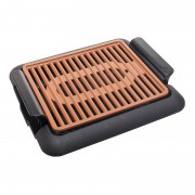 Grătar Electric cu Grill Ceramic Neo Hausberg, 1250 W, 31x26 cm, Termostat reglabil, Aluminiu