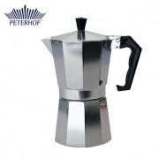 Infuzor manual pentru Cafea şi Ceai Peterhof, 3 ceşti, Aluminiu, Filtru