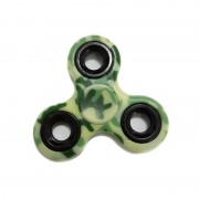 Jucărie Antistres Hand Fidget Spinner, Plastic, Rulment, Camuflaj