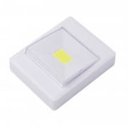 Lampă cu Întrerupător pe Baterii Magnetic Wall Light, Bec COB LED 3W, Șifonier, Debara, Camping, Alb