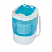 Mașină de Spălat Rufe Electrică Compactă Mini Victronic, 2 Kg, 300 W, Alb/Albastru