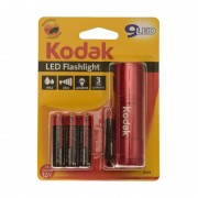 Mini Lanternă cu LED Kodak, 9 LED-uri, 46 Lumeni, 25 metri, 3 Baterii AAA, IP62, Diverse Culori