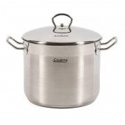 Oală cu Capac Heinner, 10.6 Litri, 26 x 20 cm, Inox